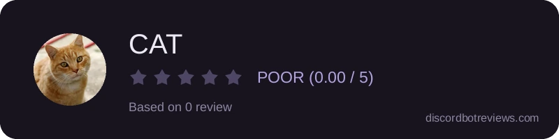 Rating widget preview for CAT