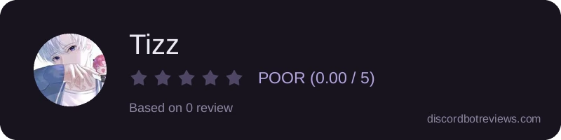 Rating widget preview for Tizz