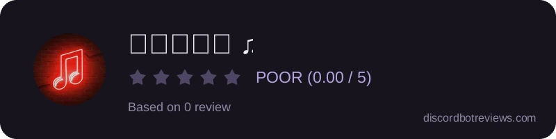 Rating widget preview for 𝓜𝒖𝒔𝒊𝒄 ♫