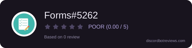Rating widget preview for Forms#5262