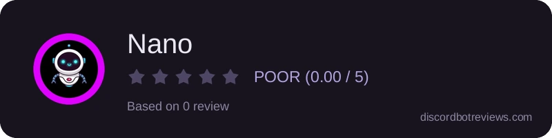Rating widget preview for Nano