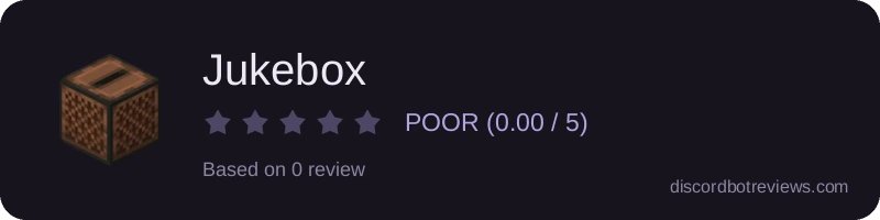 Rating widget preview for Jukebox