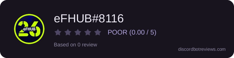Rating widget preview for eFHUB#8116