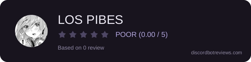 Rating widget preview for LOS PIBES