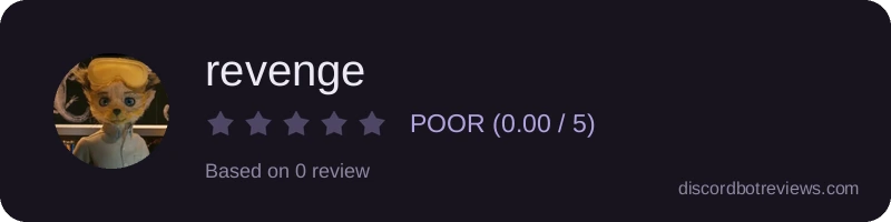 Rating widget preview for revenge