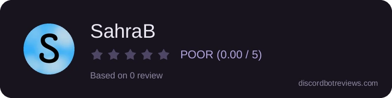 Rating widget preview for SahraB
