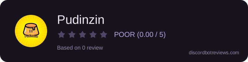 Rating widget preview for Pudinzin
