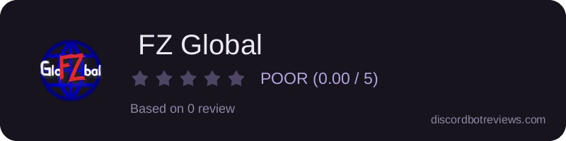Rating widget preview for  FZ Global 