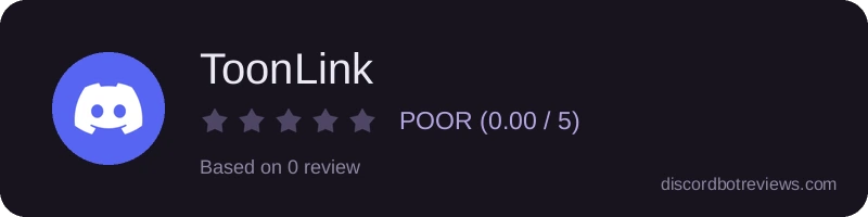 Rating widget preview for ToonLink