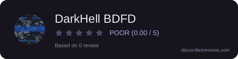 Rating widget preview for DarkHell BDFD