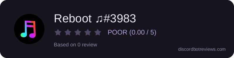Rating widget preview for Reboot ♫#3983