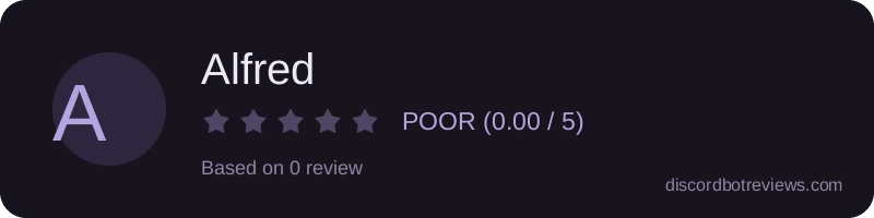Rating widget preview for Alfred