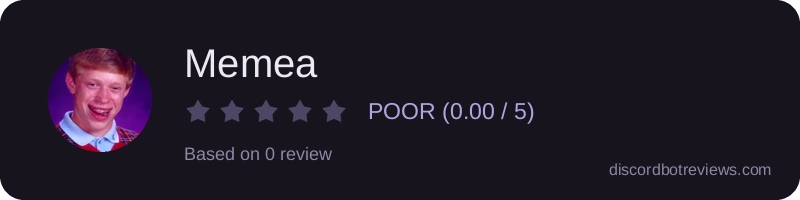 Rating widget preview for Memea