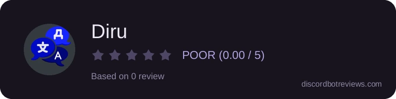 Rating banner for Diru
