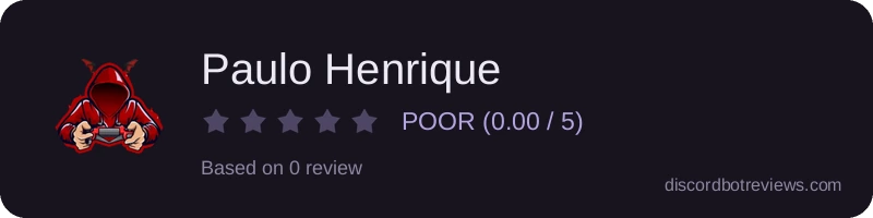 Rating banner for Paulo Henrique