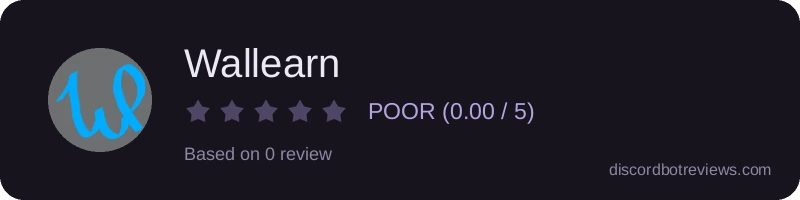 Rating widget preview for Wallearn
