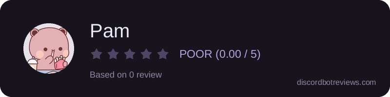 Rating widget preview for Pam