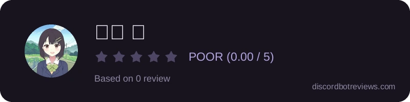 Rating widget preview for 猫咲 紬
