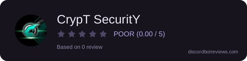 Rating widget preview for CrypT SecuritY