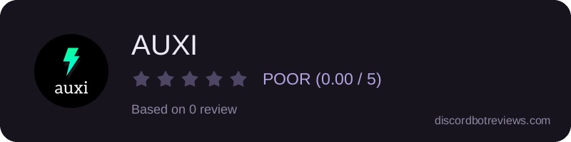 Rating banner for AUXI