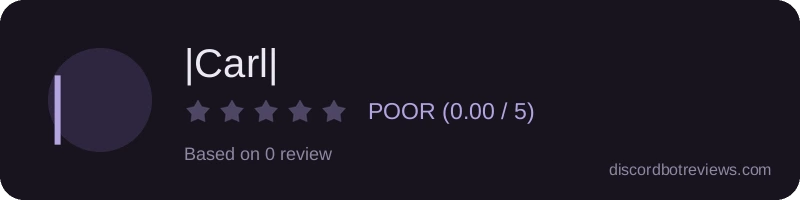 Rating widget preview for |Carl|