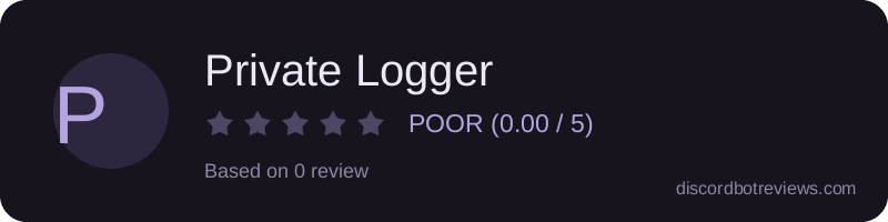 Rating banner for Private Logger