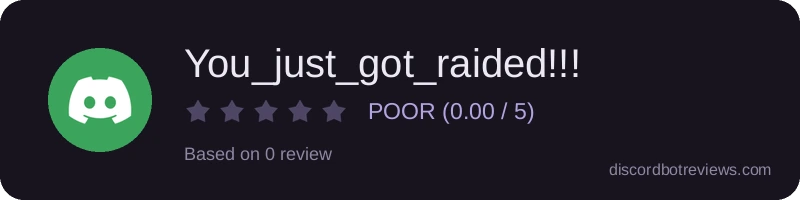 Rating widget preview for You_just_got_raided!!!