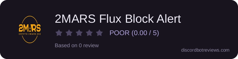 Rating widget preview for 2MARS Flux Block Alert
