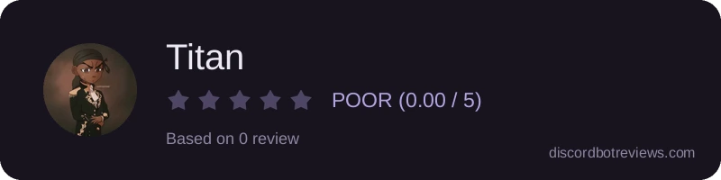 Rating widget preview for Titan