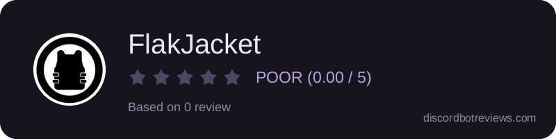 Rating widget preview for FlakJacket