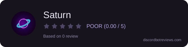 Rating widget preview for Saturn