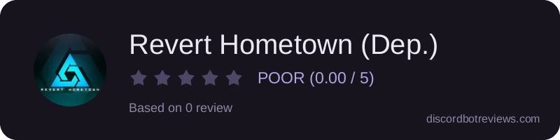 Rating banner for Revert Hometown (Dep.)