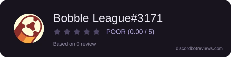 Rating widget preview for Bobble League#3171