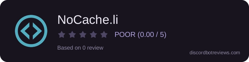 Rating widget preview for NoCache.li