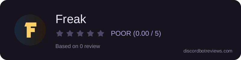 Rating banner for Freak