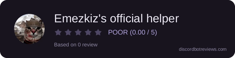Rating widget preview for Emezkiz's official helper
