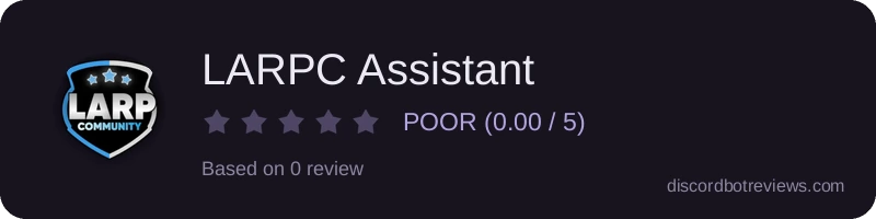 Rating banner for LARPC Assistant