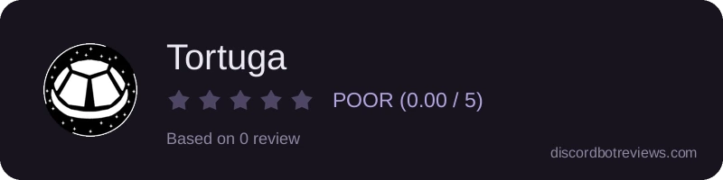 Rating widget preview for Tortuga