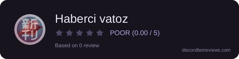 Rating widget preview for Haberci vatoz