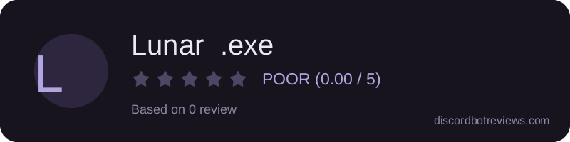 Rating widget preview for Lunar  .exe