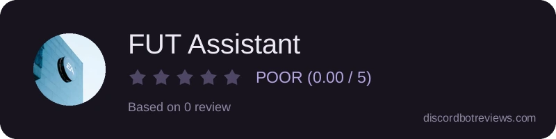 Rating widget preview for FUT Assistant