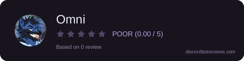 Rating widget preview for Omni