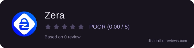 Rating widget preview for Zera