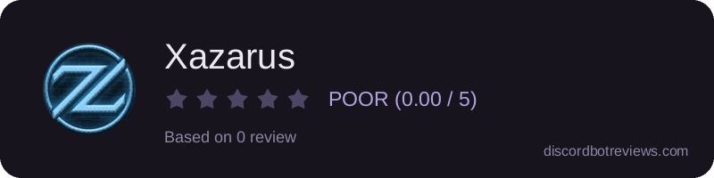 Rating widget preview for Xazarus