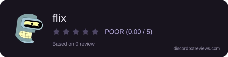 Rating widget preview for flix