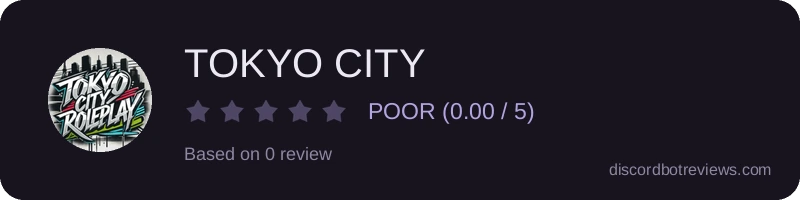 Rating widget preview for TOKYO CITY