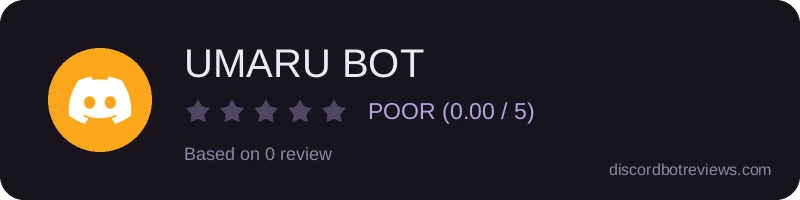 Rating banner for UMARU BOT
