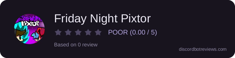 Rating widget preview for Friday Night Pixtor