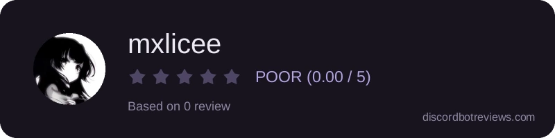Rating widget preview for mxlicee