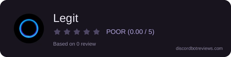 Rating widget preview for Legit